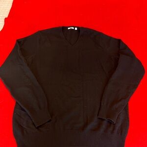 Black V-Neck Men's Sweater
